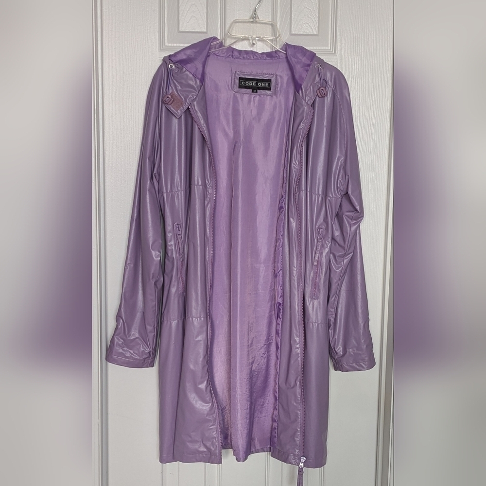 Women's (Medium)Waterproof Hooded Trench/Spring/Summer/Rain/Fall Coat/Jacket